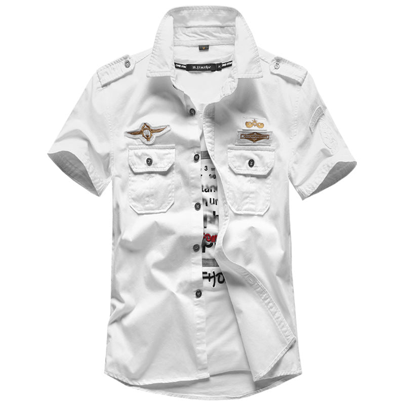 Summer Short-sleeved Military Uniform Outdoor Shirt