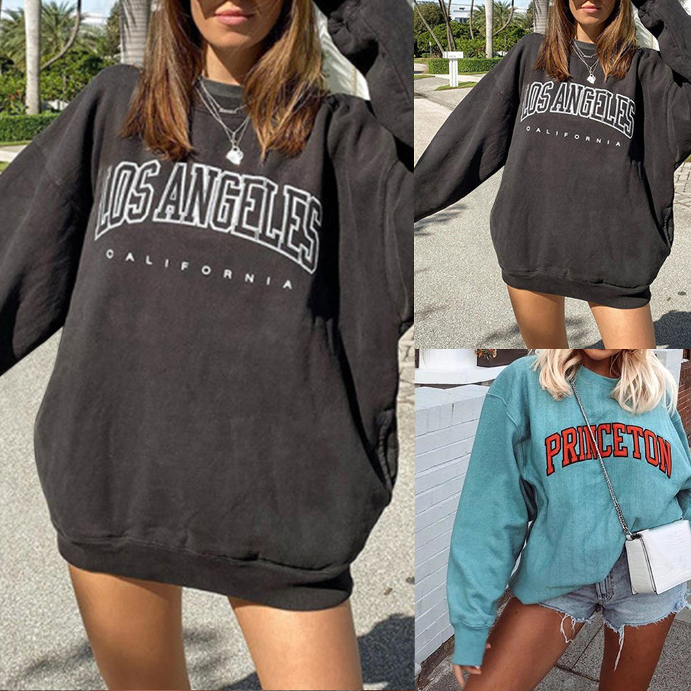 Women's long sleeve sports sweatshirt