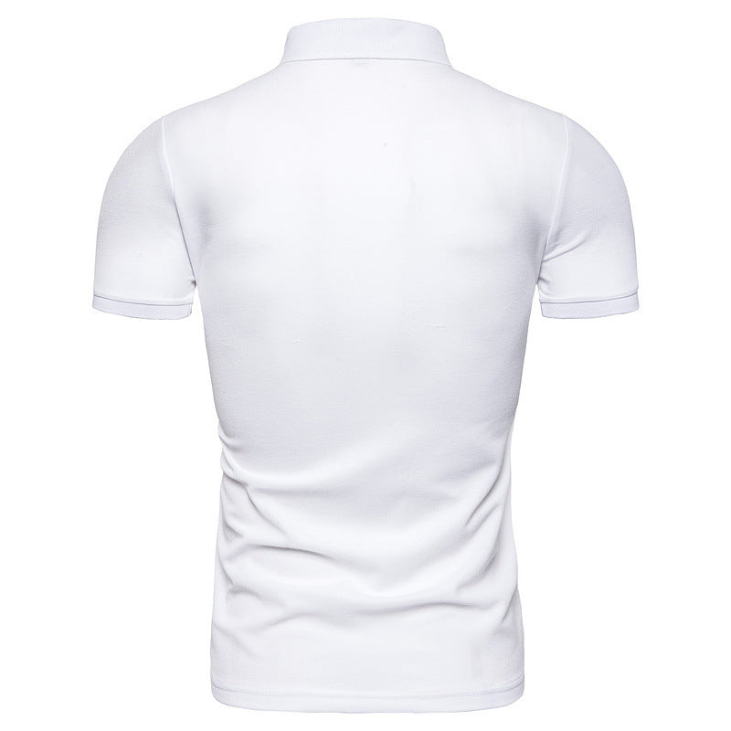 Polo Shirt Slim Short-Sleeved Cotton T-Shirt