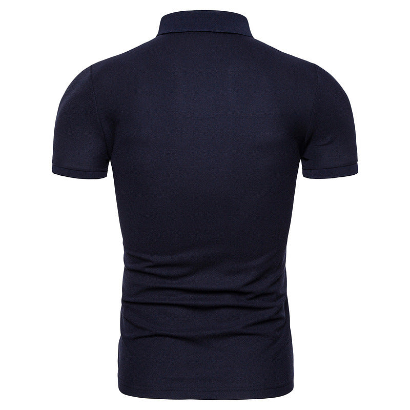 Polo Shirt Slim Short-Sleeved Cotton T-Shirt