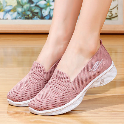 Women's New Soft Sole Mesh Fashion Breathable Casual Shoes