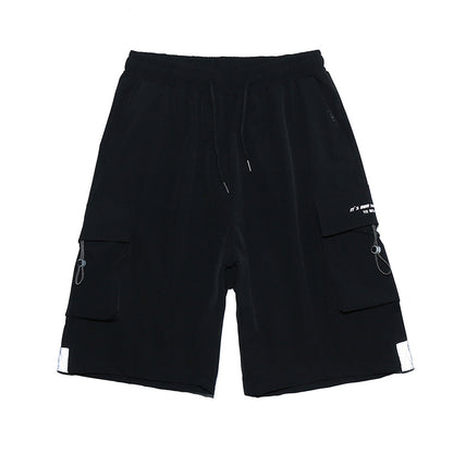 Workwear Shorts Men's Functional Wind Three-dimensional Pocket Design Five-point Pants